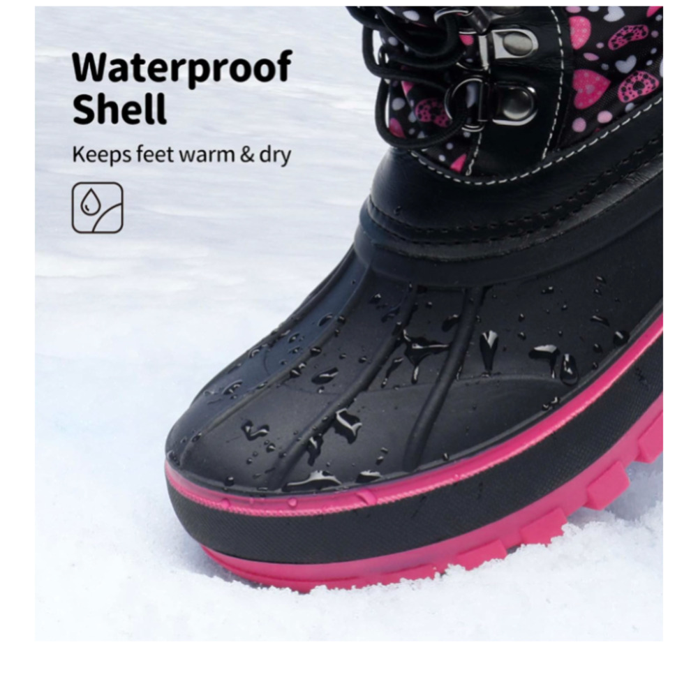 DREAM PAIRS Big Kids Girls / Womens Snow Boots Size 5 fits 4 1/2 - Picture 3 of 6